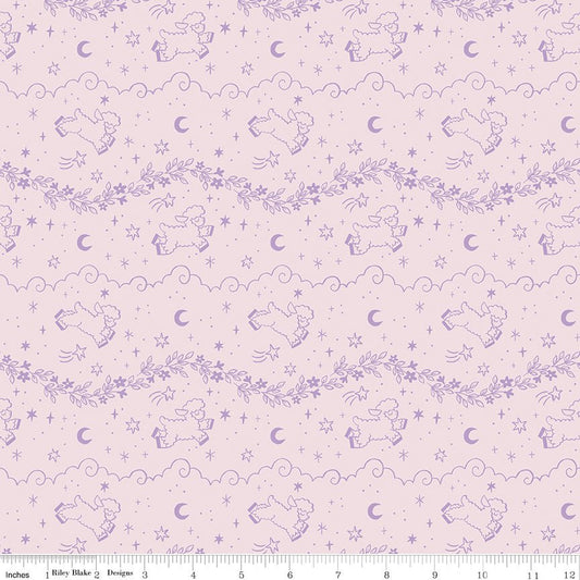 Twinkle Little Star Counting Sheep Pink - Ray of Sonshine Design