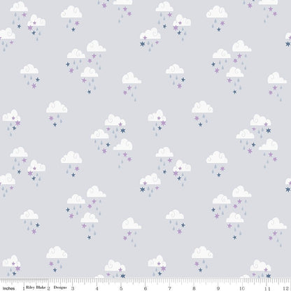Twinkle Little Star Dream Skies Gray - Ray of Sonshine Design