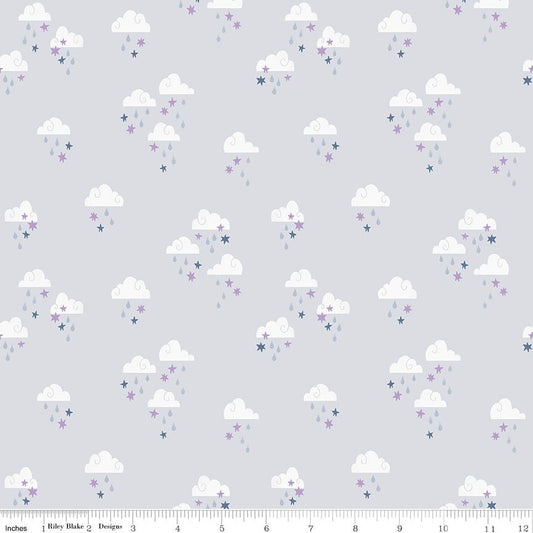 Twinkle Little Star Dream Skies Gray - Ray of Sonshine Design