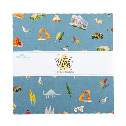 Utah 10 Inch Stacker – 42 Precut Squares by Riley Blake Designs - Ray of Sonshine Design