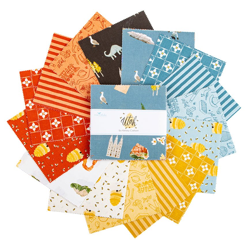 Utah 5" Stacker 42-Piece Precut Bundle | Kelsey Carlson for Riley Blake Designs - Ray of Sonshine Design