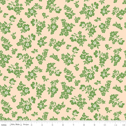 Virginia Rose Primrose Shell Riley Blake Designs Quilting Cotton Fabric by the Yard - Ray of Sonshine Design