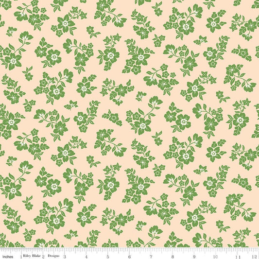 Virginia Rose Primrose Shell Riley Blake Designs Quilting Cotton Fabric by the Yard - Ray of Sonshine Design