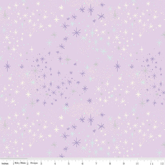 Wishes Magic Vanity Sparkle silver Jill Howarth Fabric by the Yard - Ray of Sonshine Design