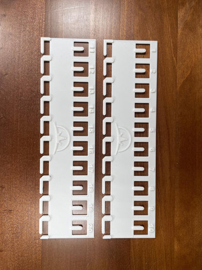 Yarn / Floss Organizer holds up to 40 fibers (10 per card), Embroidery Card, Thread Organizer for Cross Stitch Embroidery or Needlepoint - Ray of Sonshine Design